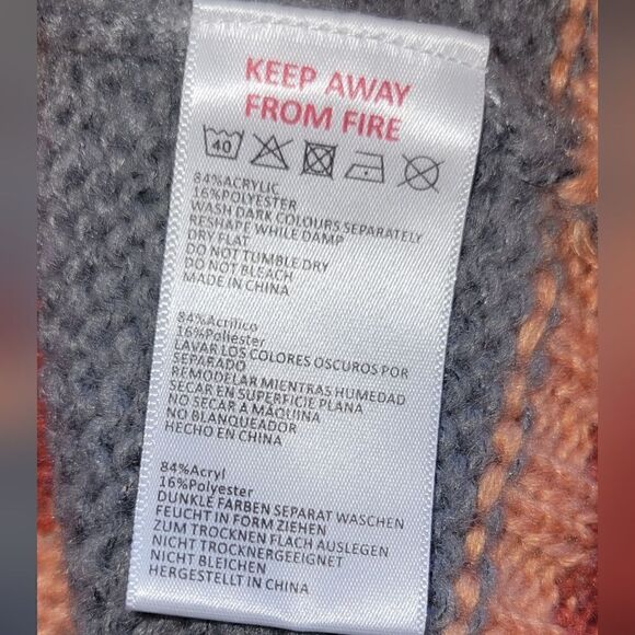 Nwot Urban Outfitters Bobby Striped Boyfriend Boxy Sweater L - Picture 9 of 10